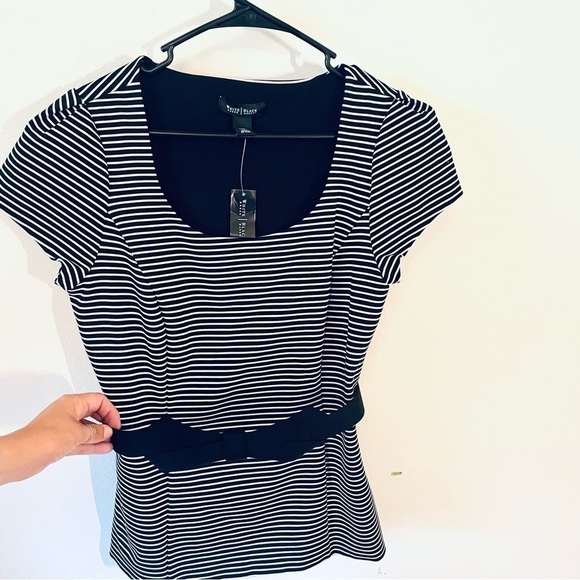 NWT White House Black Market Work Top - Size 12 women Blouse - Picture 17 of 17